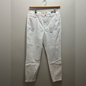 Soft Surroundings Women’s White Denim Jeans Ultimate High Rise Slimming Size 16